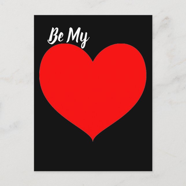 Rött Hjärta Vykort (Framsida)