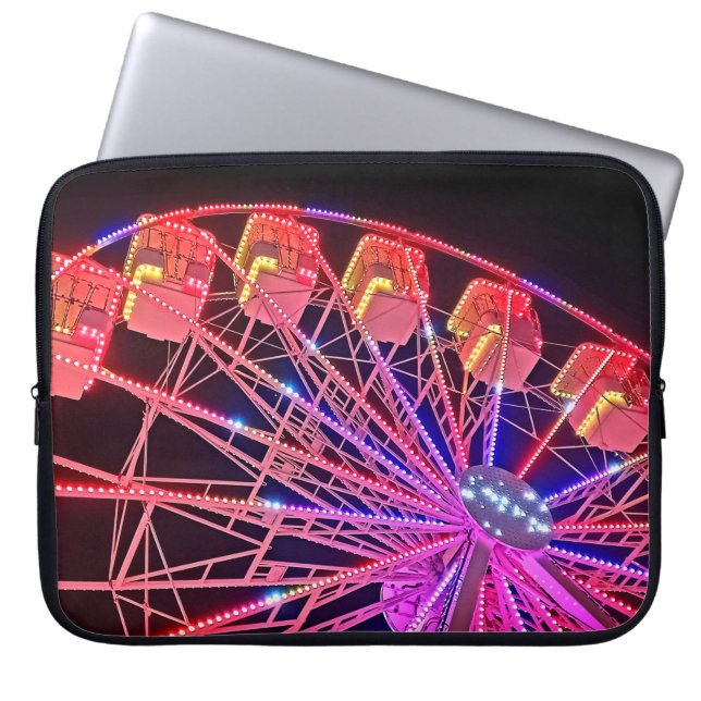 Rött hjul laptop fodral (Framsidan)