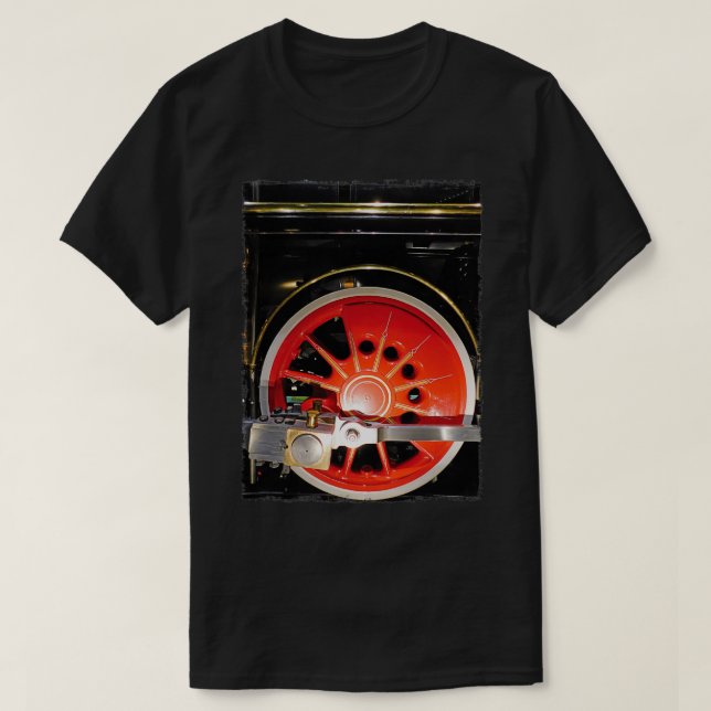 Rött hjul t shirt (Design framsida)