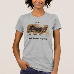 Rött hövdat styvbarn t-shirt