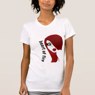 rött huvud t shirt