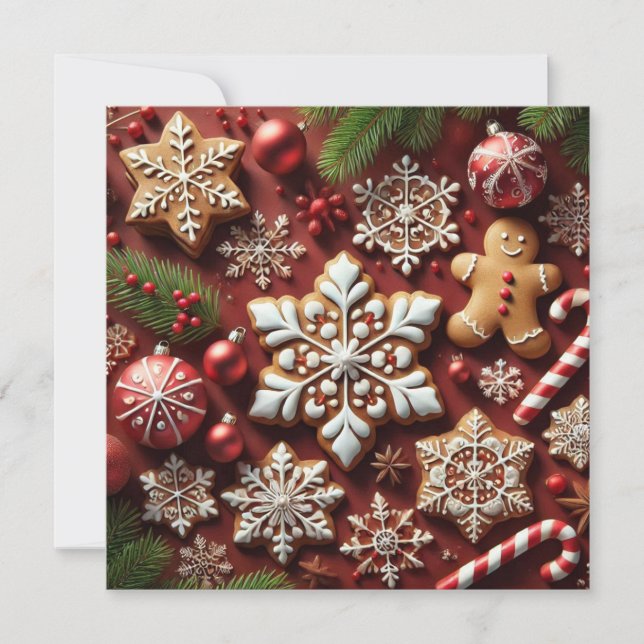 Rött julkort! julkort (Framsida)