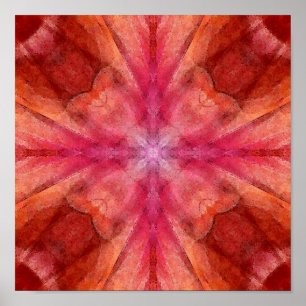 rött kaleidoskop poster