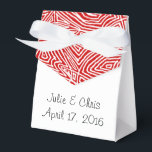 Rött klottertryckmönster presentaskar<br><div class="desc">En rolig design för en stilfull bröllop eller annan speciell händelse.</div>