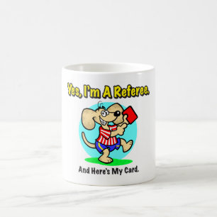 Rött kort Drinkware för domare Kaffemugg