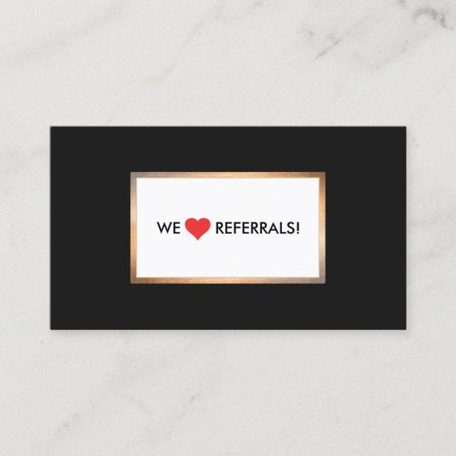 Rött kort för kundreferens (Framsida)