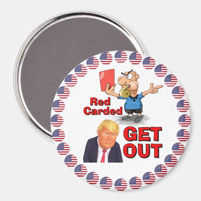 Rött kort Magnet (Front/Back)
