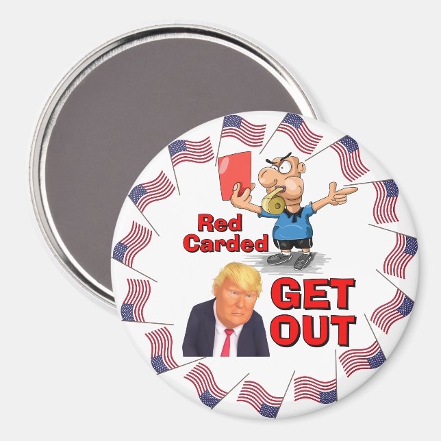 Rött kort Magnet (Front/Back)