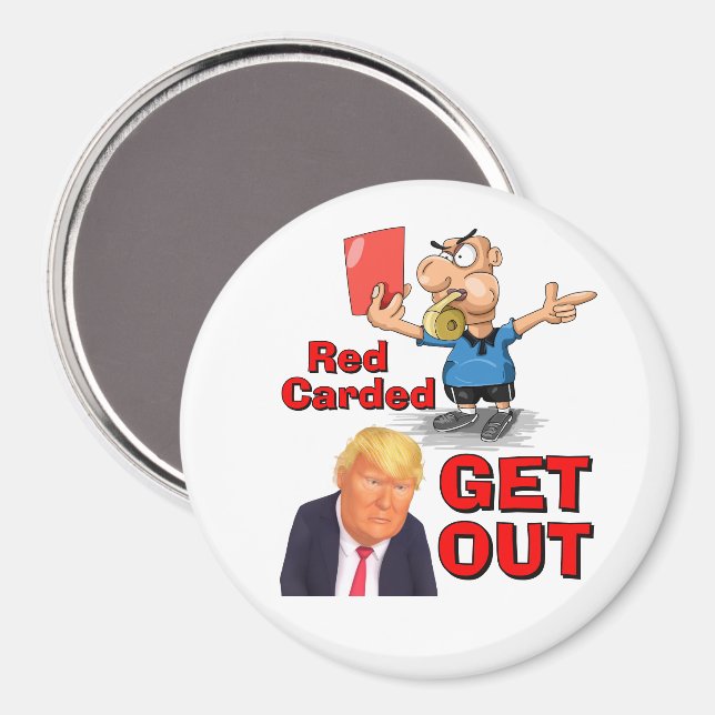 Rött kort Magnet (Front/Back)