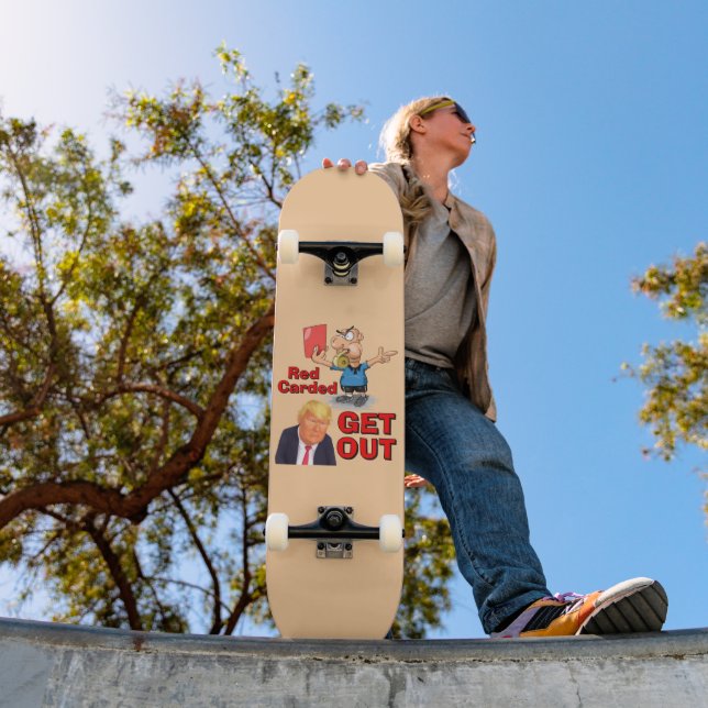 Rött kort rullbräda mini skateboard bräda 18,5 cm (Utomhus 1)