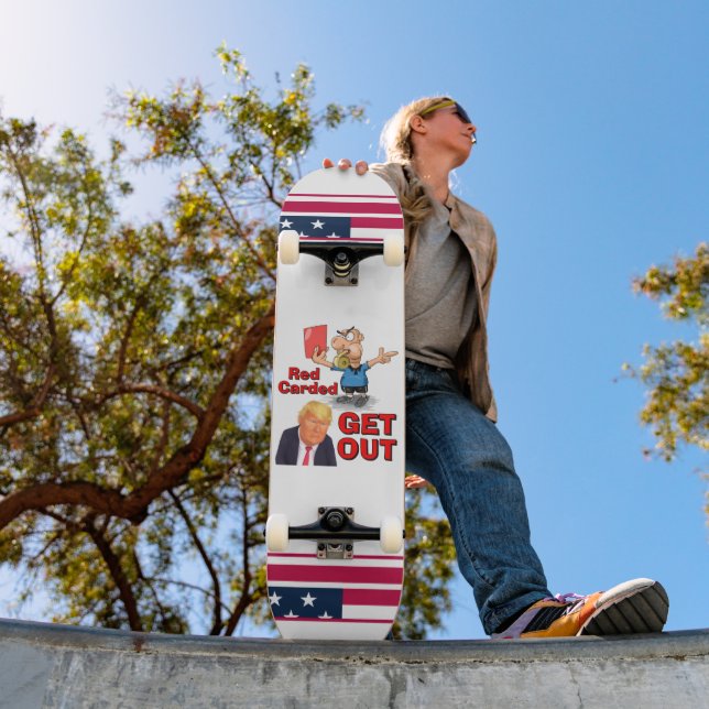 Rött kort rullbräda mini skateboard bräda 18,5 cm (Utomhus 1)