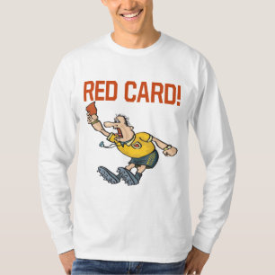 Rött kort t shirt