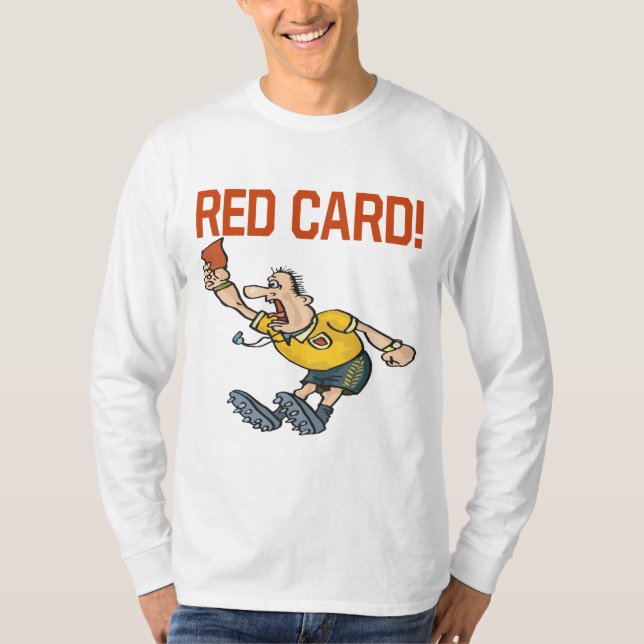 Rött kort t shirt (Framsida)