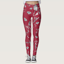 Rött krossat glas och diamanter