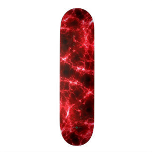 Rött ljus strömmer mini skateboard bräda 18,5 cm