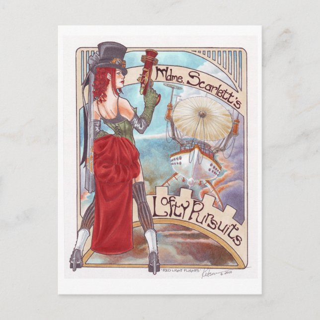 Rött ljus - vykort (Framsida)