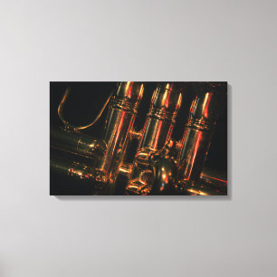 Rött ljusJazz Canvastryck
