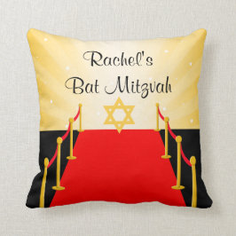 Rött matta bat mitzvah Hollywood Kudde