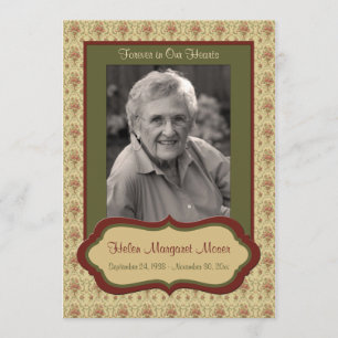 Rött minneskort och Grönt Blommigt med foto Program