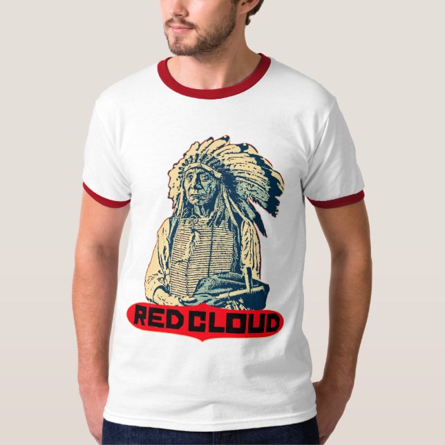 Rött moln t-shirt (Framsida)