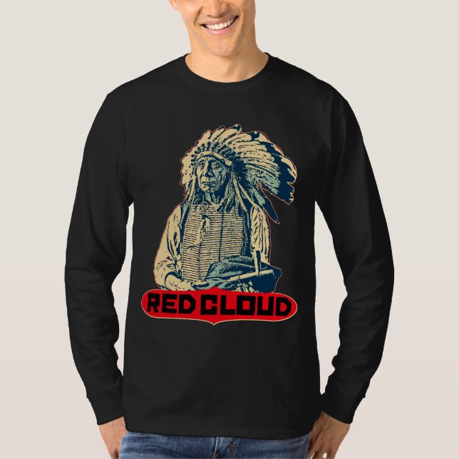 Rött moln t-shirt (Framsida)