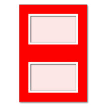 Rött monteringskort för anpassade