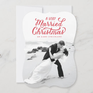 Rött mycket gift kort för julnygift personfoto
