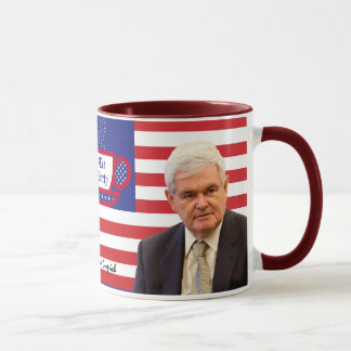 Rött newt- & Teaparty -, vit & blått Mugg
