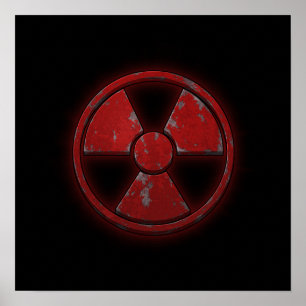 Rött Nuke Poster
