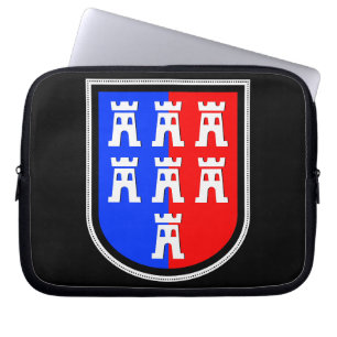 Rött och Blått, det måste det vara Laptop Sleeve