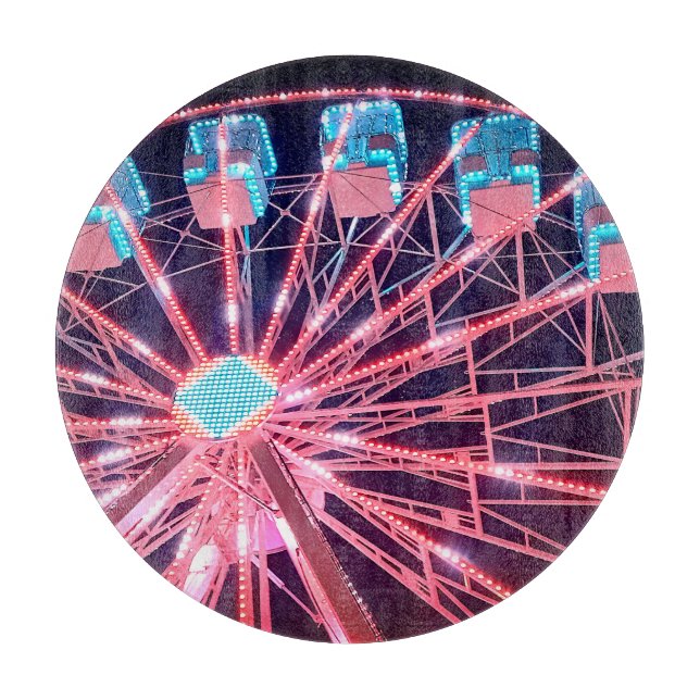 Rött och blått Ferris-hjul (Framsidan)