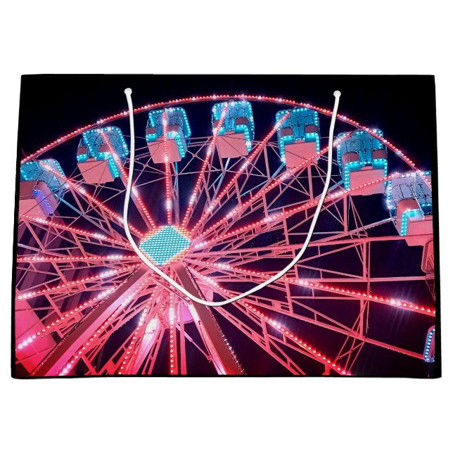 Rött och blått Ferris-hjul (Framsidan)