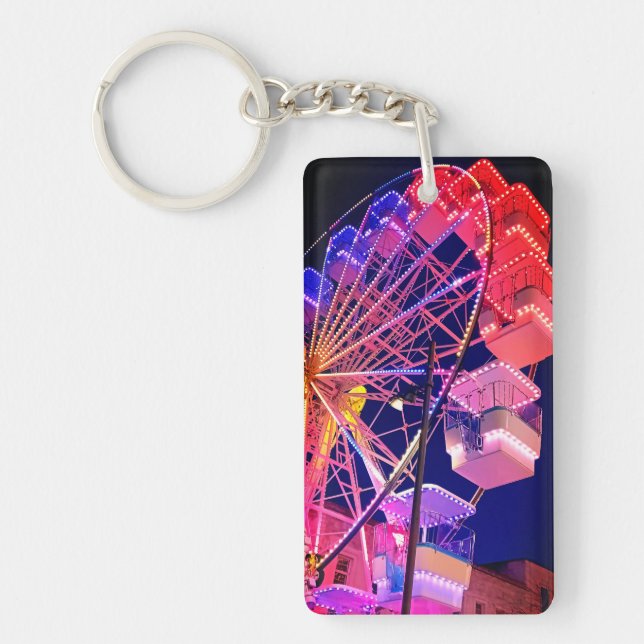 Rött och blått Ferris-hjul (Framsidan)