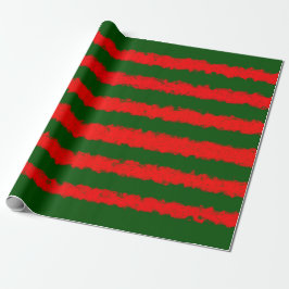 Rött och grönt inslagspapper presentpapper