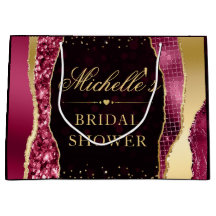 Rött och guld glam tårar bokeh bröllopsdusch