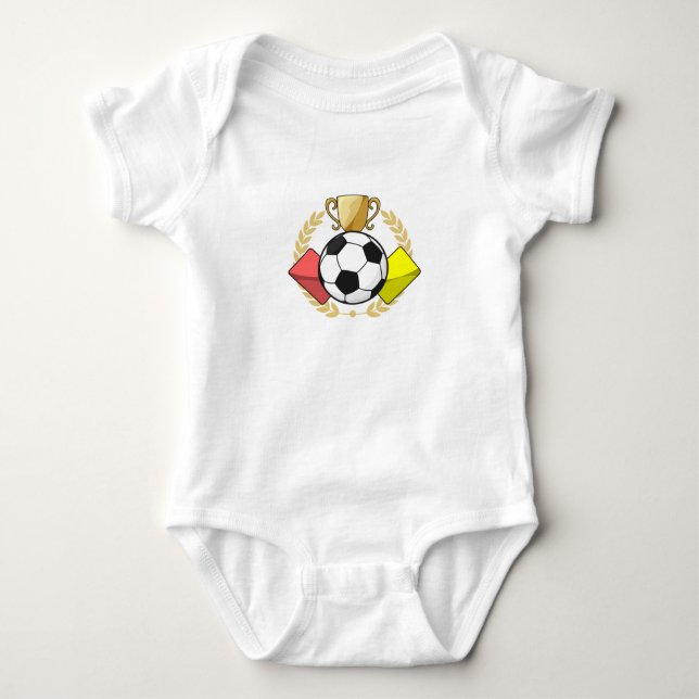 Rött och gult kort Trophy för fotboll T Shirt (Framsida)