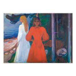 Rött och Vitt | Edvard Munch | Fototryck