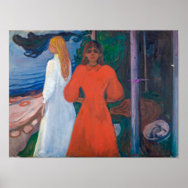 Rött och Vitt | Edvard Munch | Poster