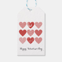 Rött och vitt hjärta enkelt