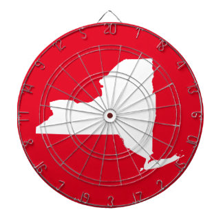 Rött och Vitt New York Darttavla