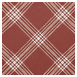 Rött och vitt stort diagonalt inramat tyg