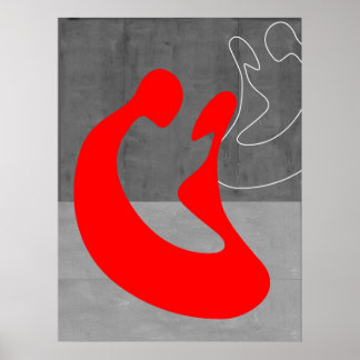Rött par poster