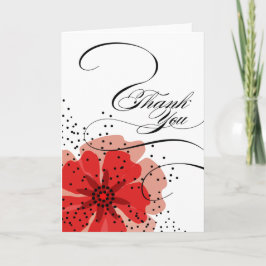 Rött pepparvallmotack 2 tack kort