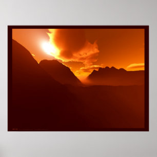 Rött Poster