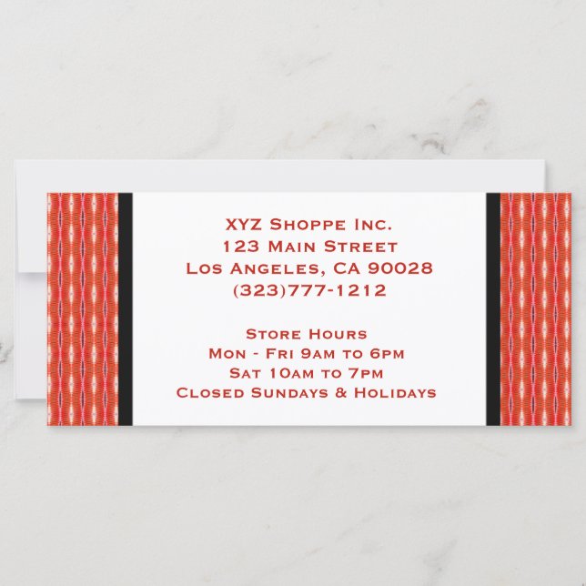 rött presentkort (Framsida)