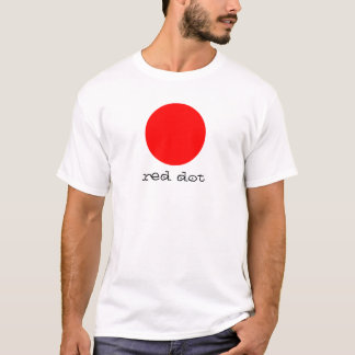 rött pricka t-shirt