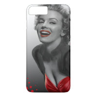 Rött pricker Marilyn