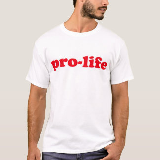 Rött Pro-Liv Tee