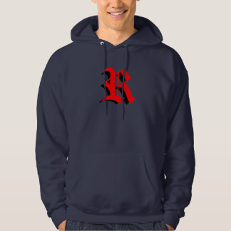 Rött R Hoodie