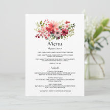 Rött, rosa och grönt blommande bröllop